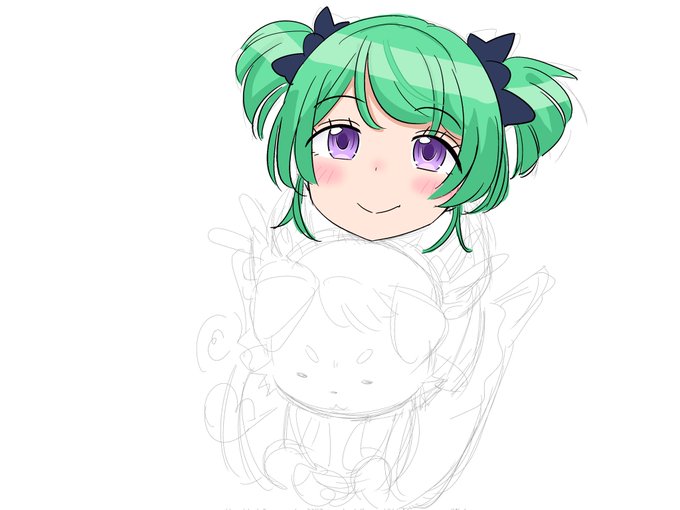 頭描きかけでおわた… 