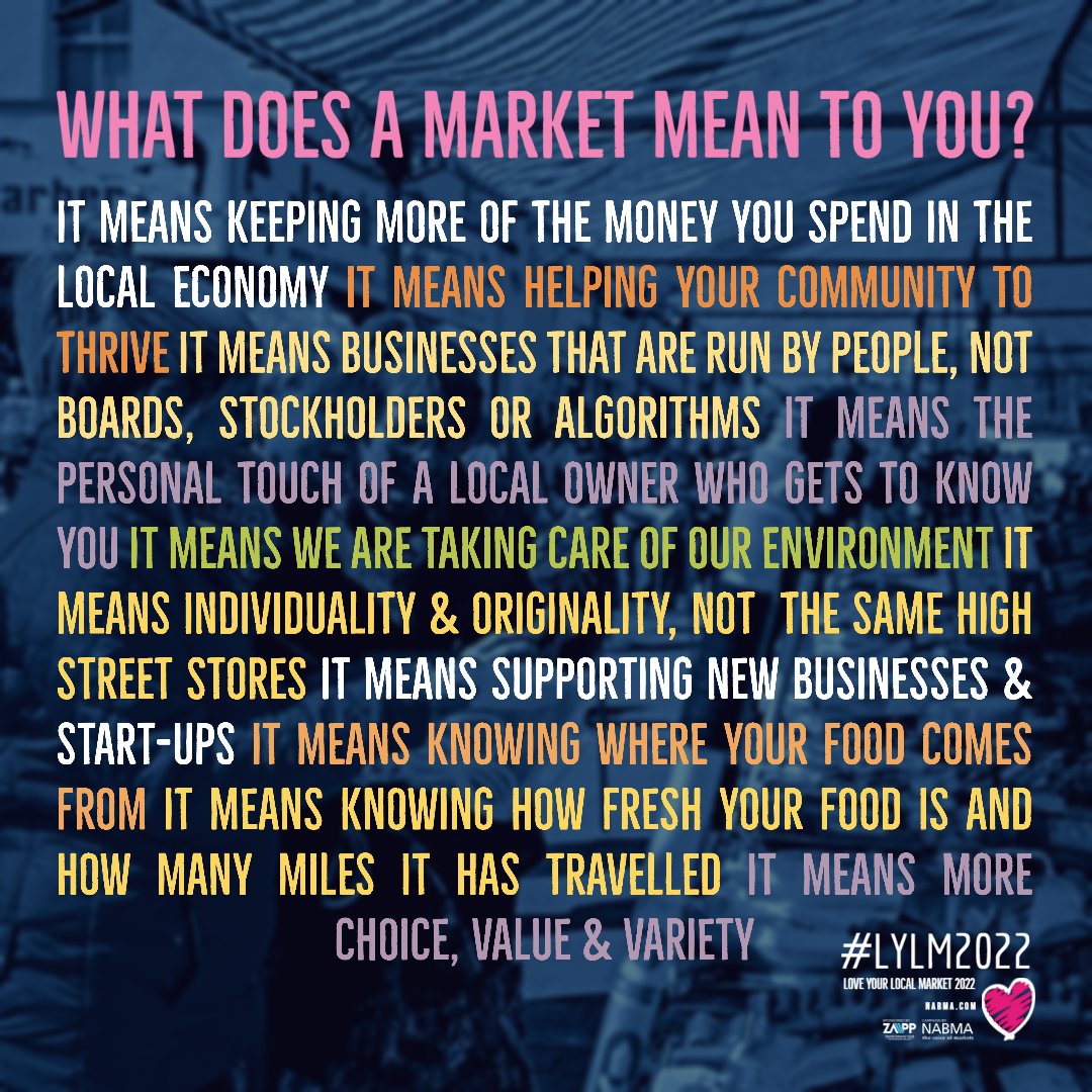 During Love Your Local Market, we want to know What a Market Means to You? #LYLM2022 ❤🙌 Celebrate with your Local Market ❤ Here are just a few ideas!