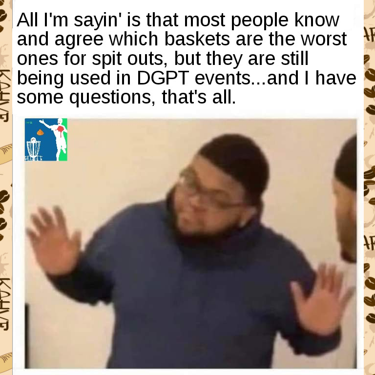 FakePdga's tweet photo. Which model do you think is the absolute worst for spitting out good putts?
#discgolfhumor #growthesport #DGPT #footfault #memes #pdga #discgolfmemes #discgolf #fakepdga #JomemesPro https://t.co/fLZ9smu824