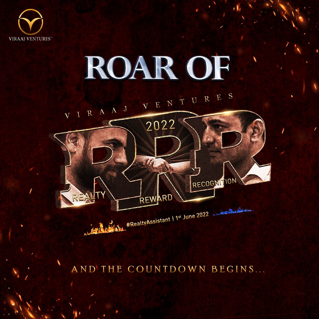 RealtyAssistan's tweet photo. Hi Tribe! RRR is a sight when you get your moves right. 
Our most-awaited annual event is happening June 1 this year. You just can't miss it. 
#Markthedate #4Daystogo

#RewardsAndRecognition #ViraajVentures #Countdown #CorporateGifting #HR #Rewards #RealtyAssistant https://t.co/s6RllqgGD1