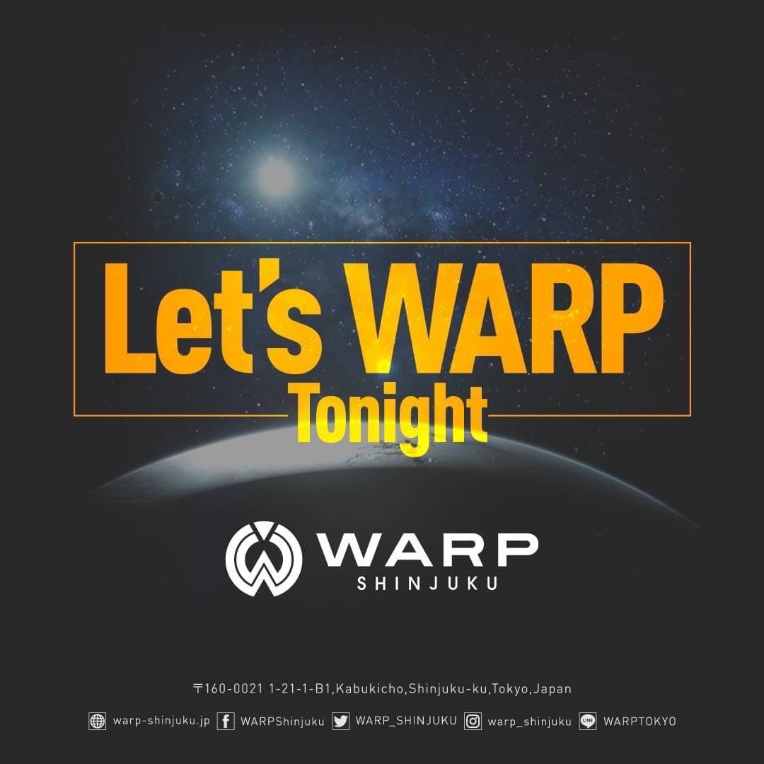 CLUBEventDisco1's tweet photo. #第4土曜日 は新宿 #WARP 

新宿で呑まれてる方、近郊で遊ばれてる方
是非お待ちしてます！

お越しの際は、是非DM等でご連絡ください🔥
お🉐・お安くなるゲストあります！
バッチリとpartyしてますので是非🤩

#warpshinjuku #ワープ新宿 #新宿ナイトクラブ #nightclub #tokyo  #party https://t.co/03NBPrKvfA