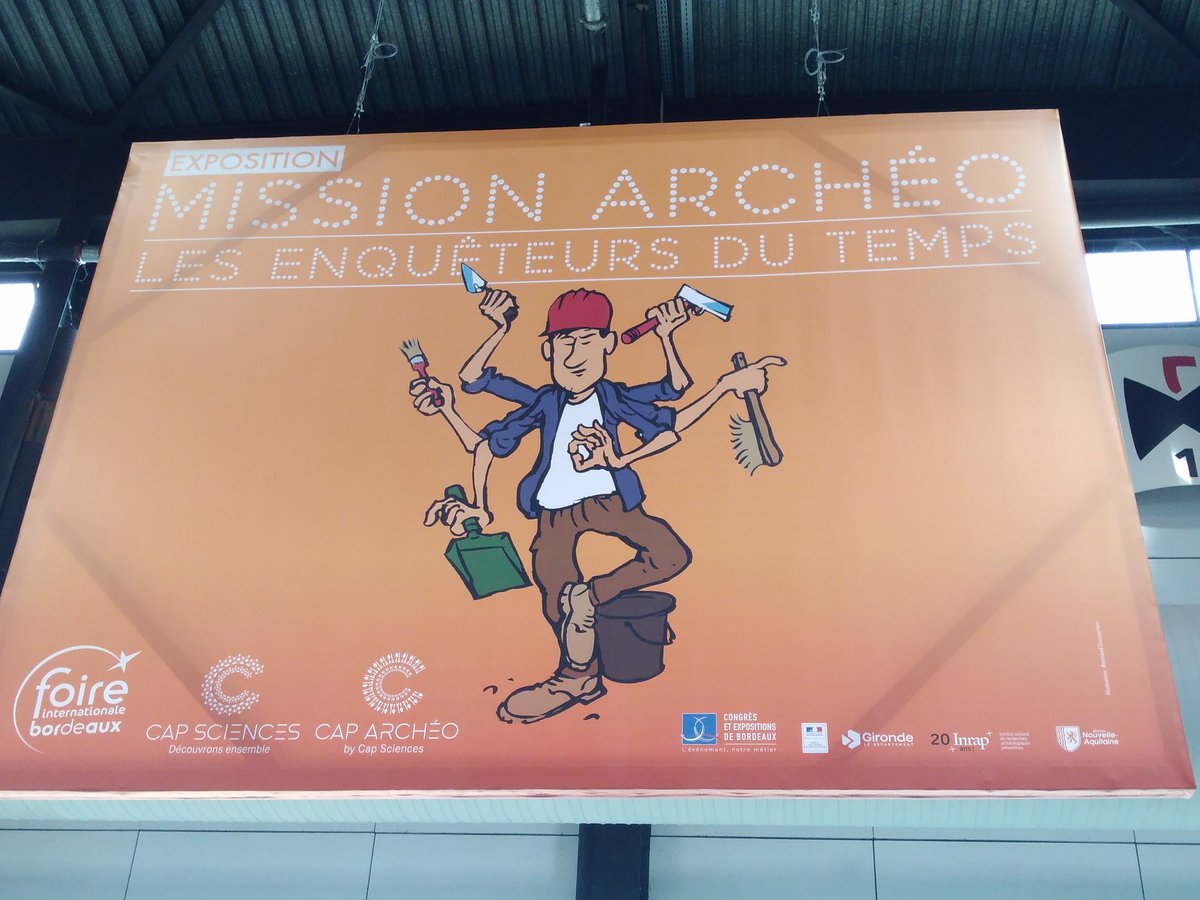 Nathchevalier33's tweet photo. Derniers jours pour retrouver dans le quartier Egyptien de la @Foirebordeaux les ateliers de @capsciences /#Caparcheo, et l'Expo #MissionArcheo.
L'#archéologie en mode decouverte !! https://t.co/8UmqJ5CUyp