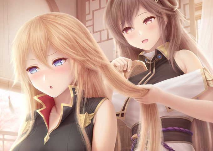 呂武姫ちゃんと主人公
#オリアカ創作祭 #オリアカ 