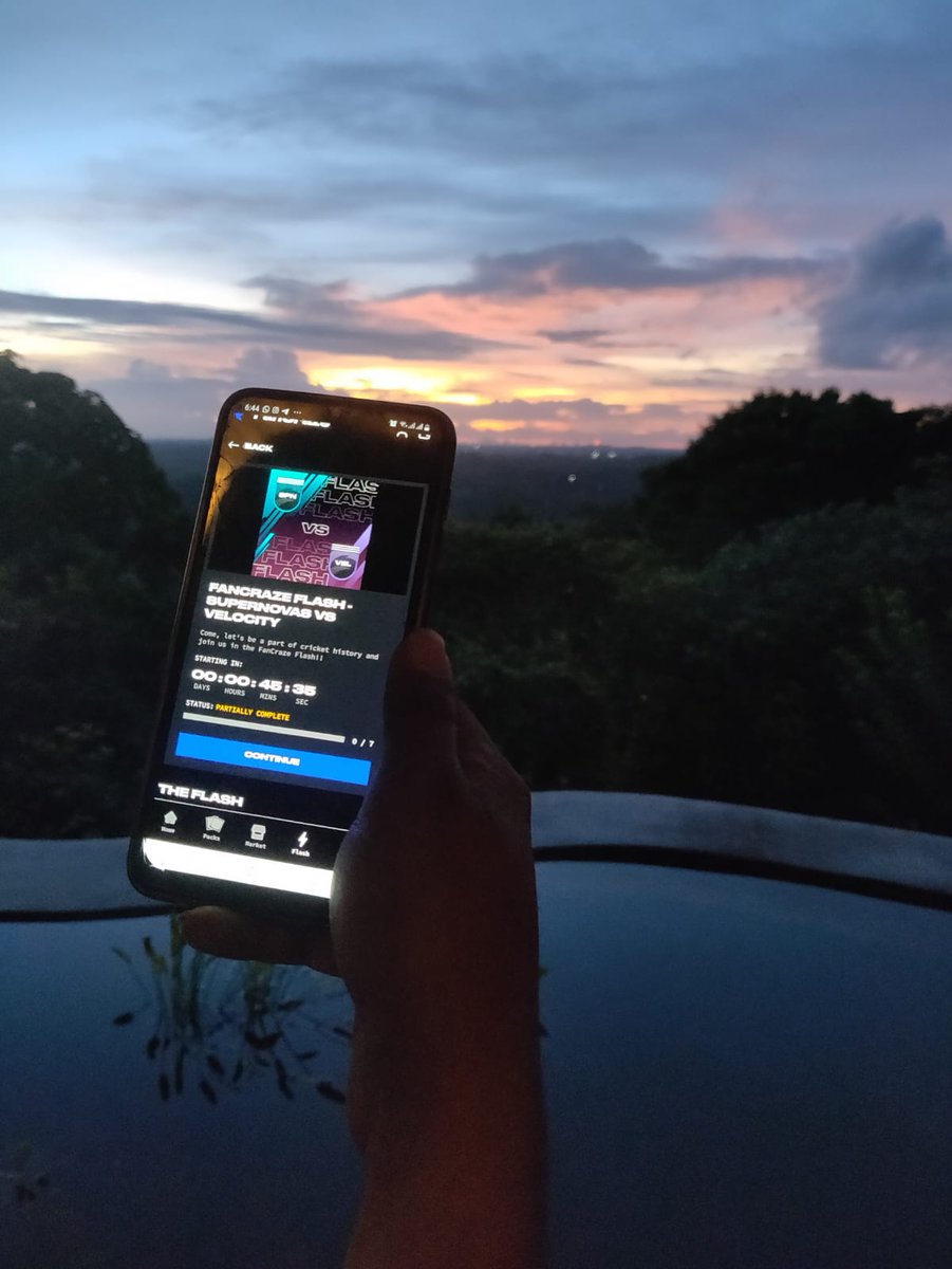 bhasurc's tweet photo. Playing Flash in beautiful Sri Lanka. 
#FanCraze @0xFanCraze https://t.co/CJS7ZcRG03