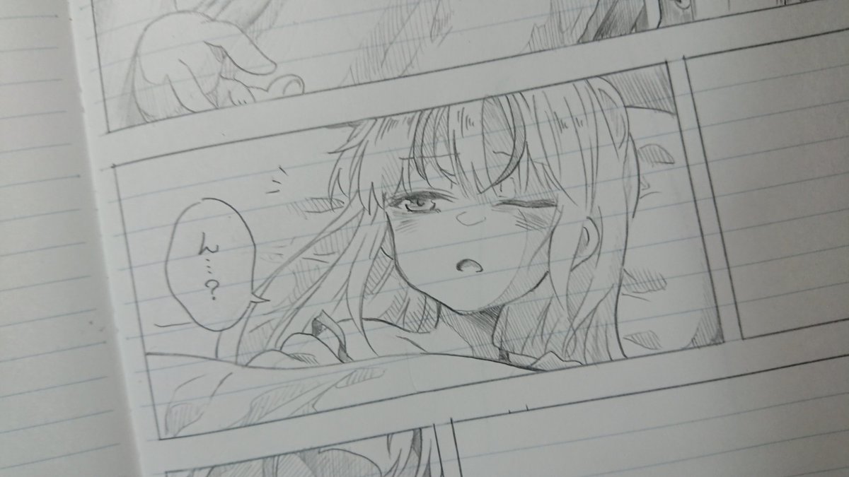 描いてます👀✨ 