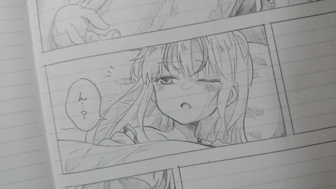 描いてます👀✨ 