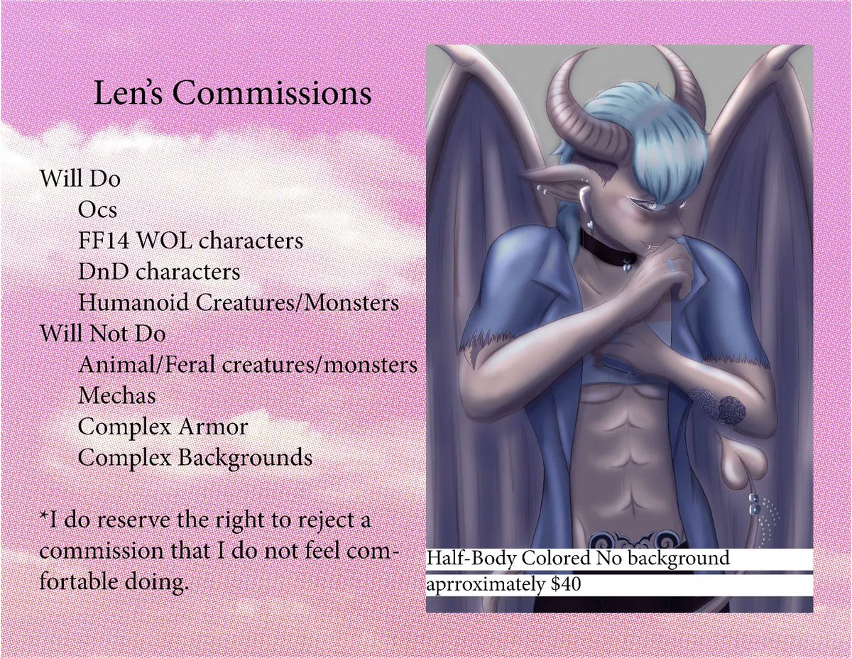 ka_k_itosougo's tweet photo. Hello everyone! Today I'm trying something new and opening up my commissions! There are only 5 slots available. My ToS will be in the following tweet, thank you everyone! #commissionsopen #Commission https://t.co/LiY4UPoezV