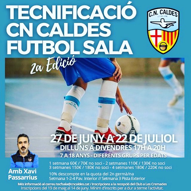 Solo un mes para volver a vernos!!!anímate!!@CNCaldesFS