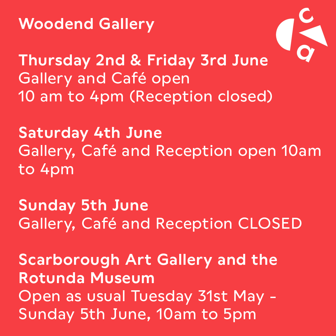 Update: Our Jubilee opening times are as follows! For more information about what's on at the moment head to crescentarts.co.uk🎨 #crescentarts #scarborough #whatsonnorthyorks