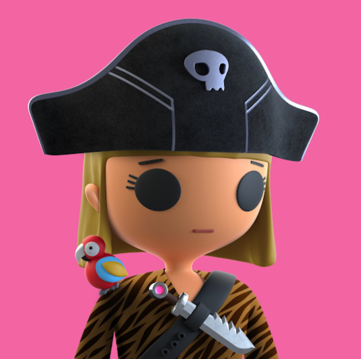 kri_jorg's tweet photo. Good morning pirates! Super excited to be a part of the community. Here is my first pirate! 🐯🏴‍☠️ @PiratesMeta https://t.co/ENHorEBVw2
