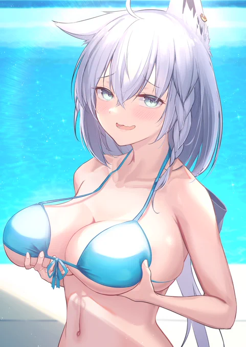 水着ぃ 
#今月描いた絵を晒そう 