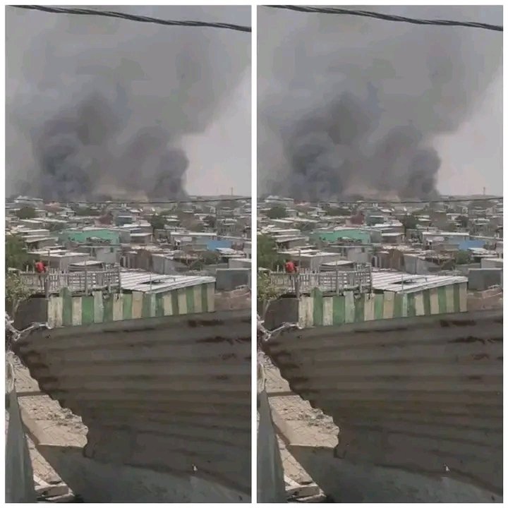 HQafaru's tweet photo. You can see in the picture that the houses of the Afar community were burnt down by the terrorist Issa Somali at the behest of dictator President Ismail Omar Guelleh in Djibouti✊ Justice for the Afar people of Djibouti✊ https://t.co/MbHgqsKpqa