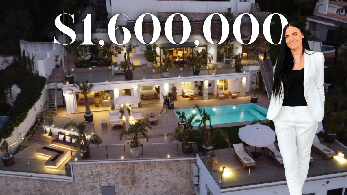 daartaannaa's tweet photo. Inside a $1,600,000 Stunning Spanish Villa. @YouTubeCreators @YouTube 
 👉👉 https://t.co/DwYSKt9uap

#airbnb #airbnbtour #spanishvilla #MansionTour #ModernMansion #LuxuryHomeTour #Marbella #SpainMansionTour #Spain #MegaMansion #MarbellaMansion https://t.co/vpLEC1cRMY