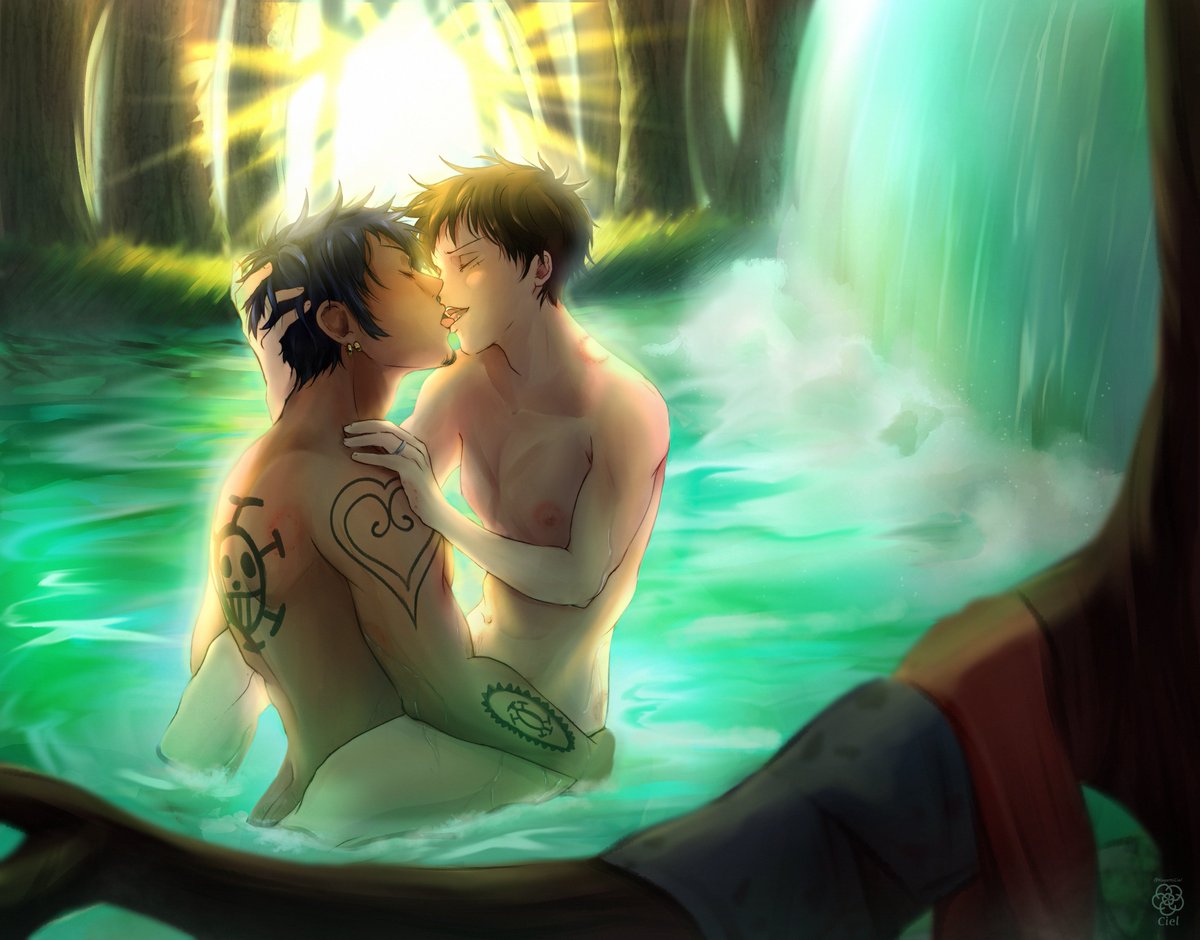 KagamiCiel's tweet photo. 🌟 Tw nsfw soft 🌟⬅️

Day 1: Alianza / kiss in the river💛❤️🐯👒

#LawluWeek2022 #lawlu https://t.co/khh7vn63Xn