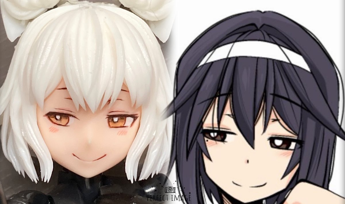 モルタルさん(@moltarl2318) にうちの千草さんアイペフェイスをいただきました!
再現度凄いんですよ… 