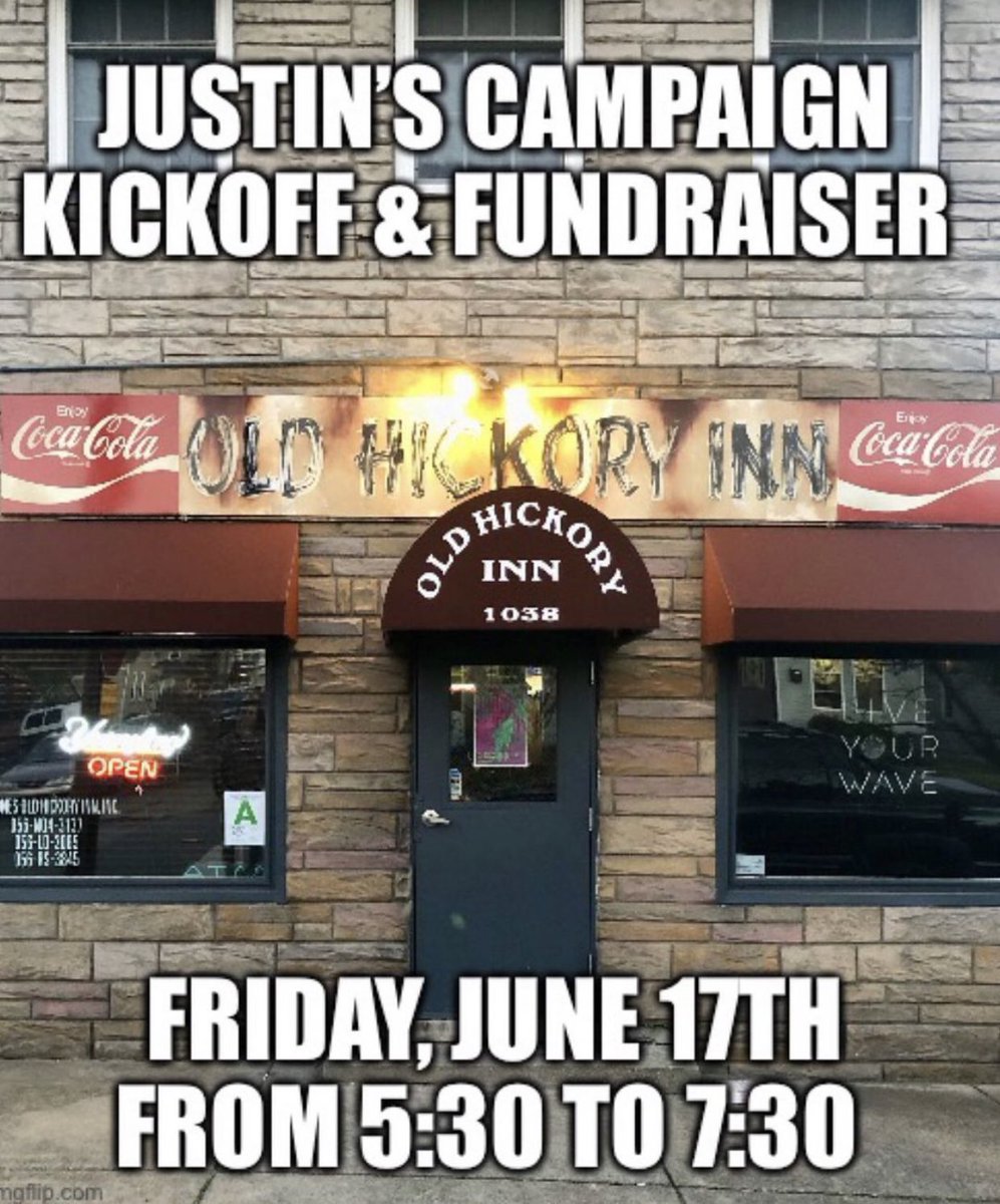 justin4judge's tweet image. Friday, June 17th…🚨🚨🚨
Old Hickory Inn, 1038 Lydia Street.