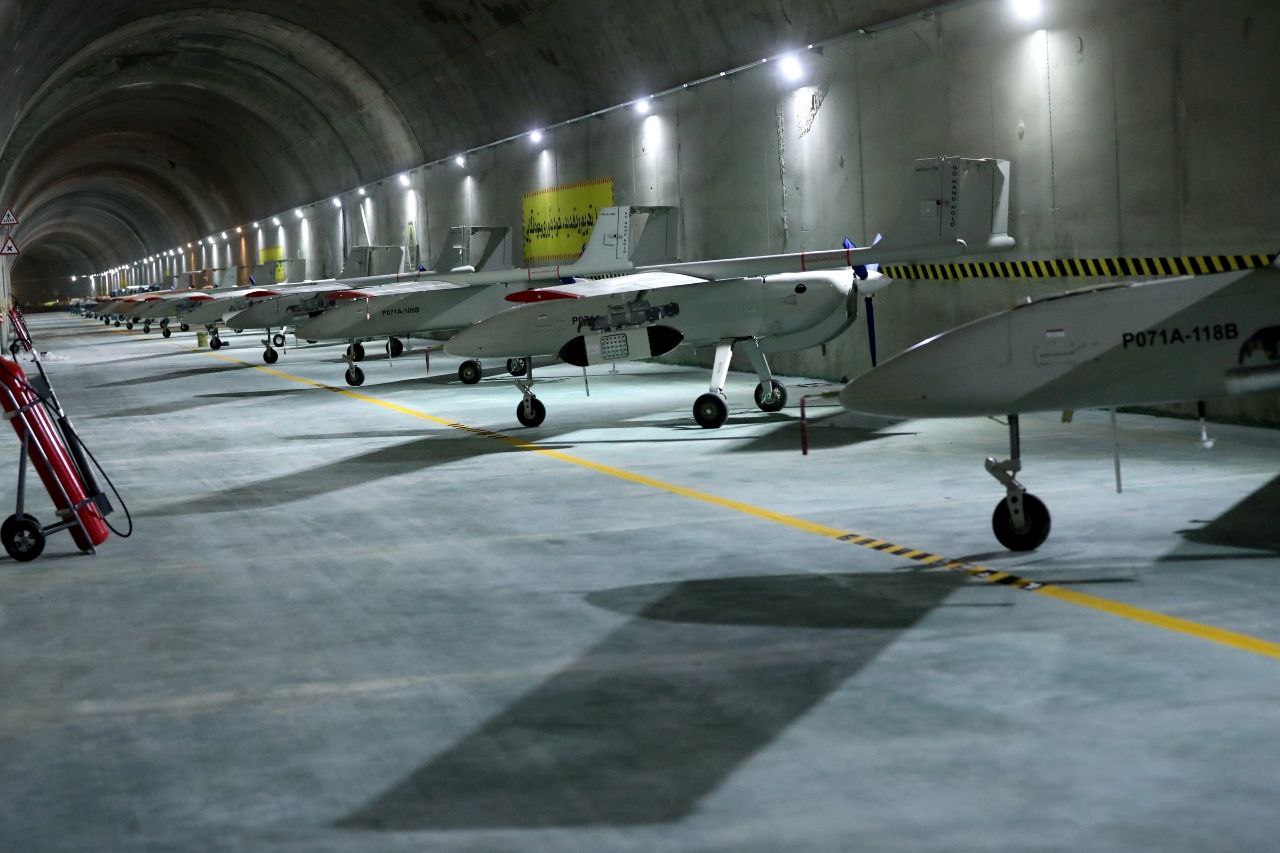 IWN on Twitter: "#Iran Chief of Staff of the Iranian Armed Forces visited "Strategic Drone Base 313", one of the Army's secret drone bases at a depth of hundreds of meters in