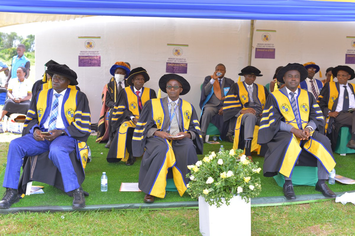 MbararaUST's tweet photo. Special thanks to our faculty for making #MUST28THGRAD a success. Kudos ππππ
@soloagum
@aalenyo
@BulondoFredrick
@MustBBA2009 @sg_must @alumni_MUST @MUSTphysio https://t.co/w5rWUhQLME