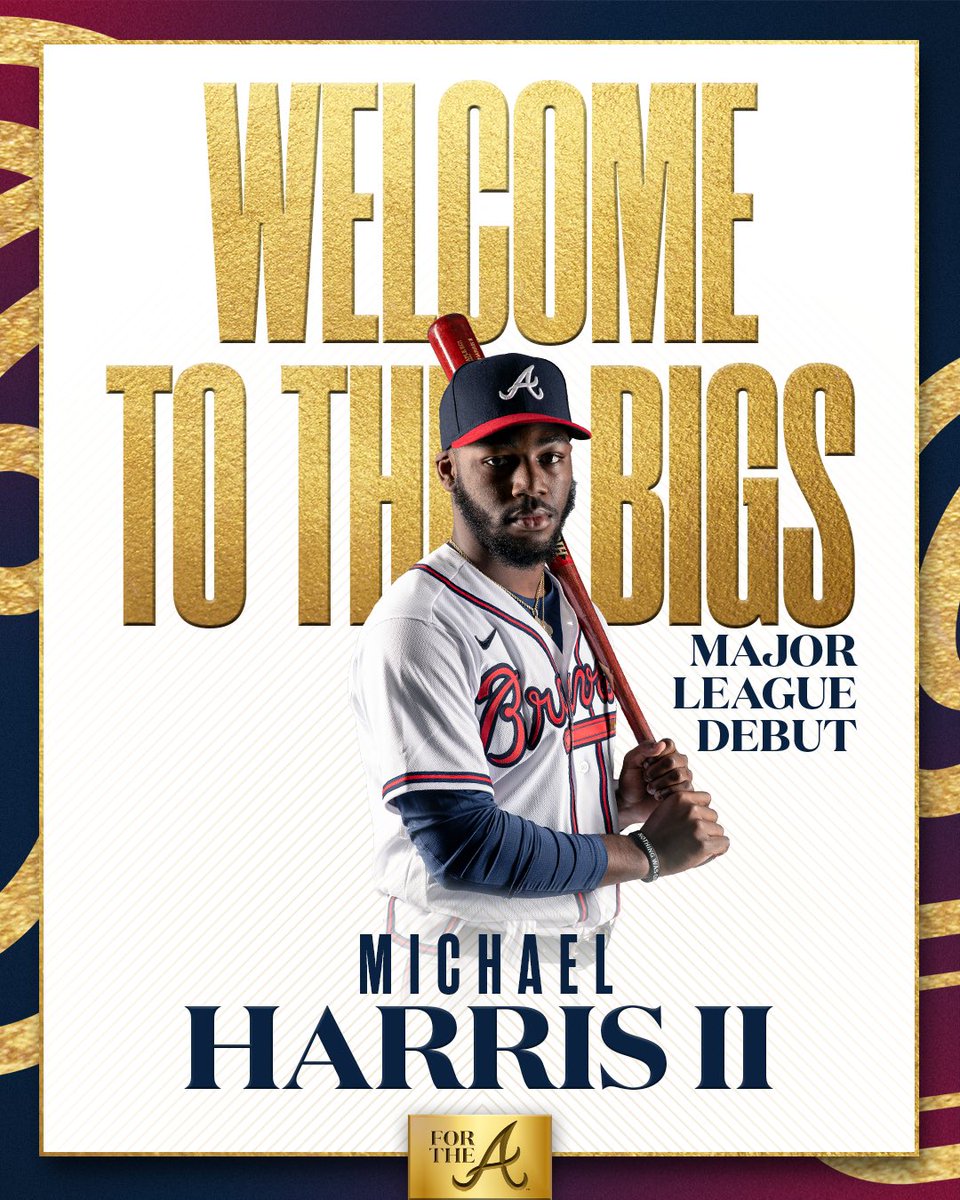 From DeKalb to the show. Welcome <a href="/MoneyyyMikeee/">Michael Harris II〽️</a>! 

#ForTheA