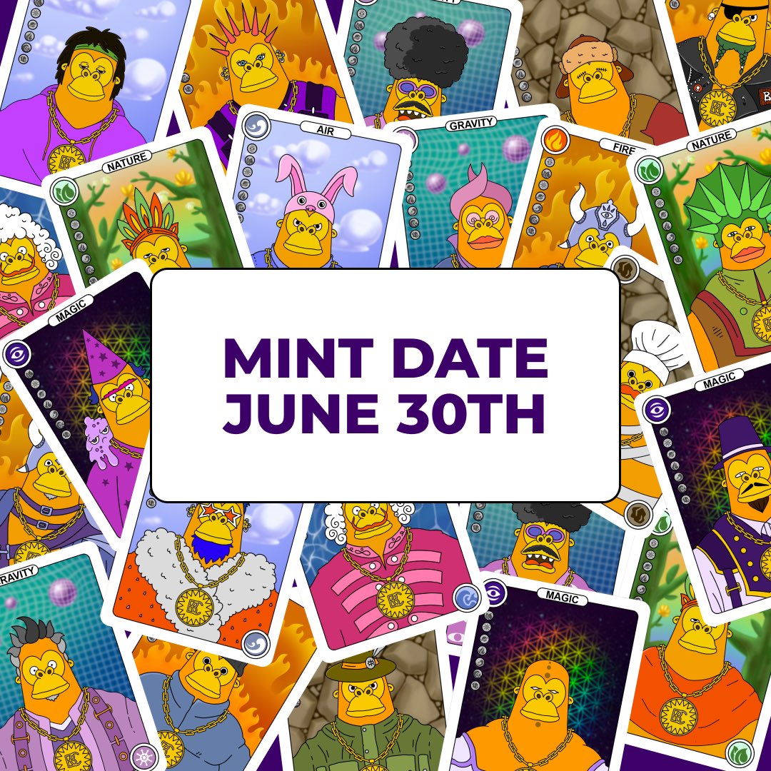 We already get our mint date June 30th 🥳
So, let’s do a GIWEAWAY 🦍 BIG Monkeys🎉party

🏆5 x 100 coins
🏆5 x WL

To enter:
⚡️Follow <a href="/BigCoinPro/">Big Coin</a> &amp; <a href="/BIGMONKEYSNFT/">BIG MONKEYS 🦍 NFT</a>
⚡️Like+RT❤️
⚡️Tag 3 friends
⚡️ Join discord.gg/6SV8uYhksk

⏰June 5
#nftdrop #whitelist #ETH #nftgiveaway #coindrop