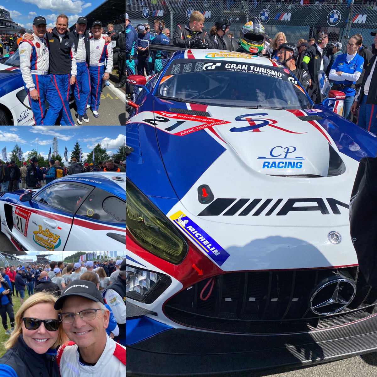 Beautiful day for the #24hrnurburgring. Xoxo ❤️