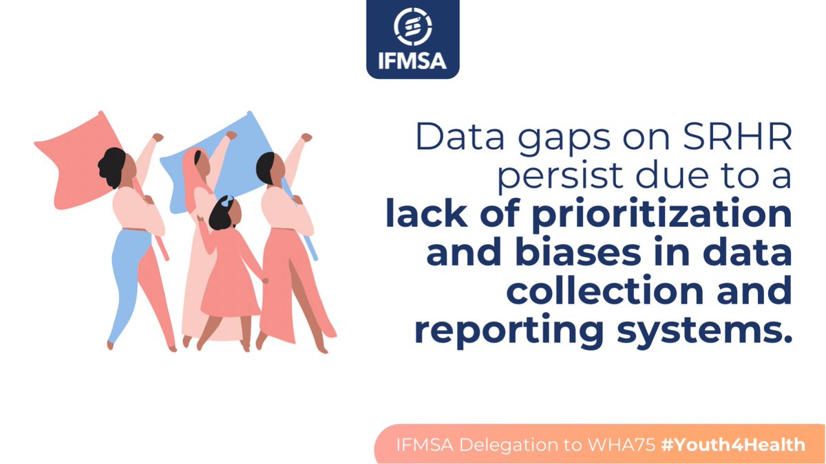 IFMSA (@ifmsa) on Twitter photo We have to address #SRHR issues through policy and credible data collection. The youth needs to be included as a part of solution #Youth4Health <a href="/WHO/">World Health Organization (WHO)</a> #WHA75 We have to address #SRHR issues through policy and credible data collection. The youth needs to be included as a part of solution #Youth4Health <a href="/WHO/">World Health Organization (WHO)</a> #WHA75