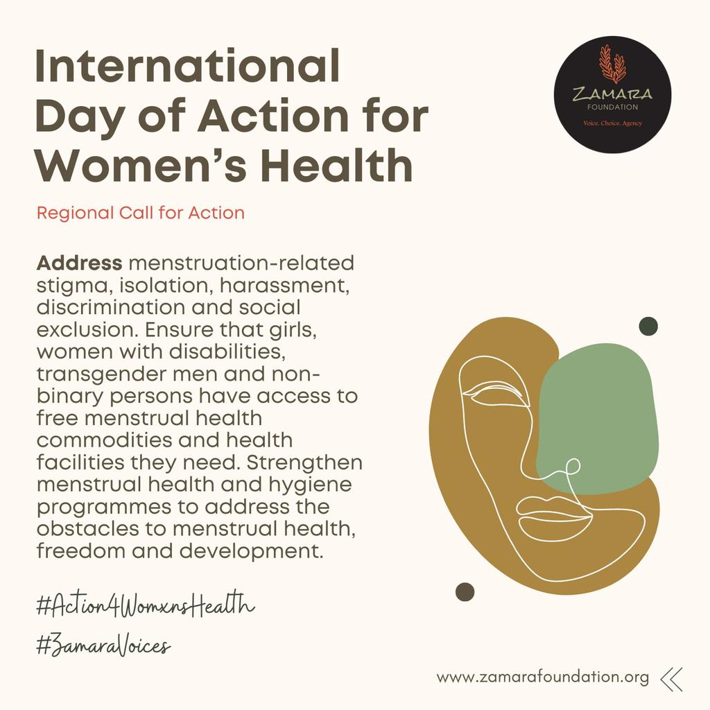@Zamara_fdn Being a voice that continuously advocates for #SRHR and actively participating in movements to help supply essentials to women and girls while educating the community.
#ZamaraVoices 
#Action4WomxnsHealth 
#WomenHealthMatters 
#MHDay2022