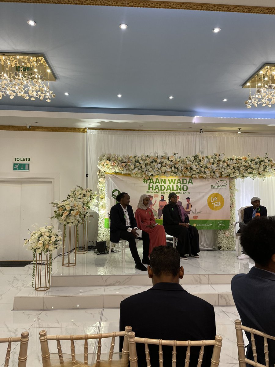 <a href="/Dahabshil/">Dahabshiil</a> sponsored #uksomalis talking about mental health issues affecting the community <a href="/kclsomsoc/">KCL Somali Society🇸🇴</a> President Ayan speaking plus <a href="/ProjectiRISE/">Project iRISE</a>