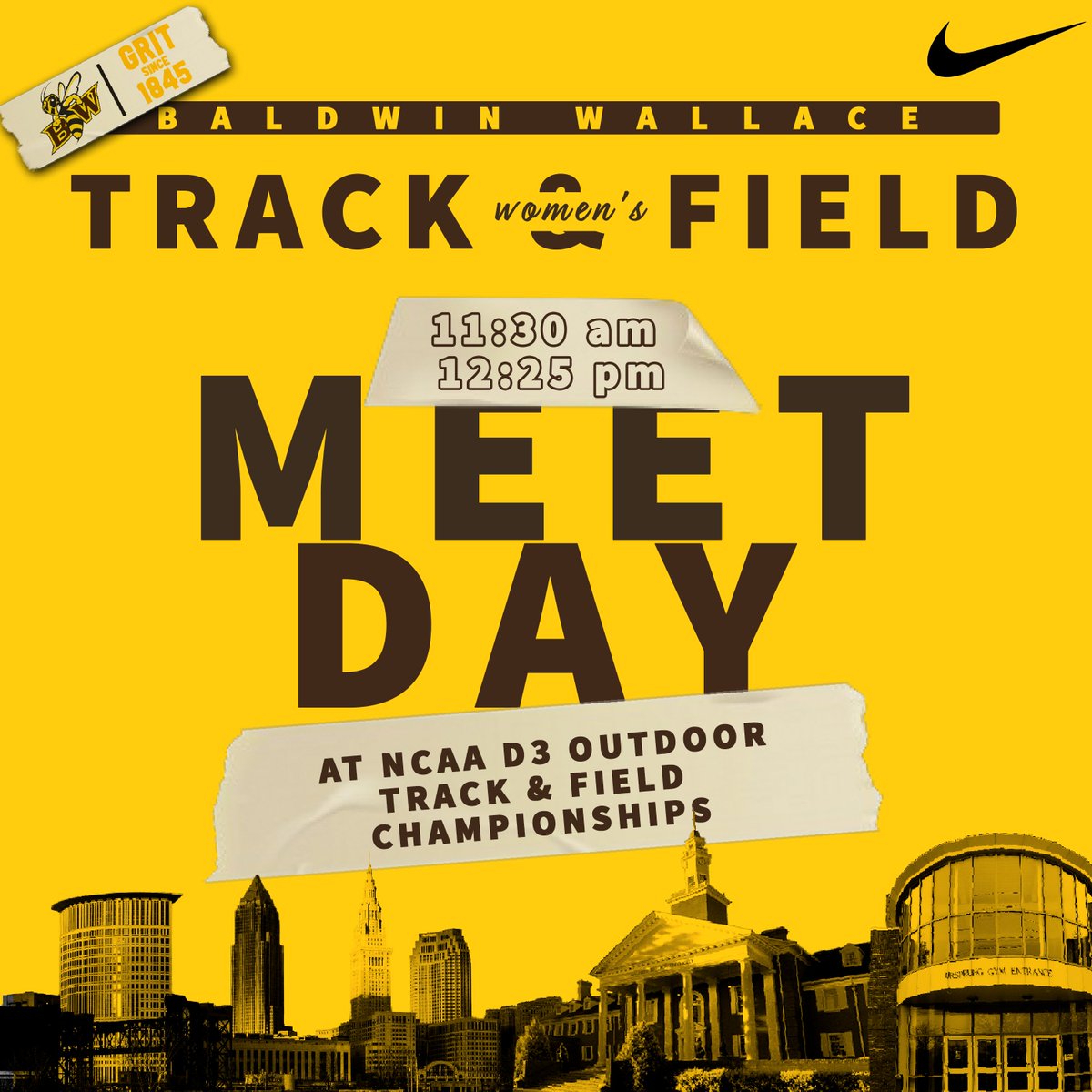 Baldwin Wallace Athletics (@bwathletics) on Twitter photo ๐โโ๏ธFinal Day๐โโ๏ธ <a href="/bw_tf_xc/">Baldwin Wallace Cross Country and Track & Field</a> takes on the finals for Murphy and Laughner at the NCAA D3 Outdoor Track and Field Championships!
โฐ: 11:30AM ( Laughner) 12:25PM (Murphy)
๐:Spire Institute; Geneva, Ohio
๐: bit.ly/3lPovQP ๐โโ๏ธFinal Day๐โโ๏ธ <a href="/bw_tf_xc/">Baldwin Wallace Cross Country and Track & Field</a> takes on the finals for Murphy and Laughner at the NCAA D3 Outdoor Track and Field Championships!
โฐ: 11:30AM ( Laughner) 12:25PM (Murphy)
๐:Spire Institute; Geneva, Ohio
๐: bit.ly/3lPovQP