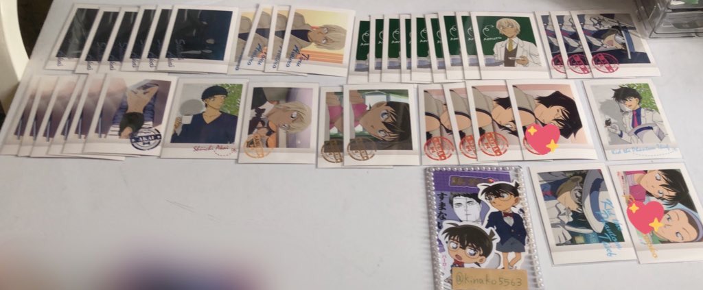 kinako5563's tweet photo. 名探偵コナン 交換 譲渡 ぱしゃこれ ブロマイド 
求：画像3＞定価➕送料(ゆうちょまたはPayPay)
譲：画像のもの

譲渡の場合安室 赤井は💖同数お迎えお願いします。

赤井さん、安室さん💖含む方優先させていただきます。

お気軽にお声掛けください🕵️‍♂️ https://t.co/ogq1sT0Wsw