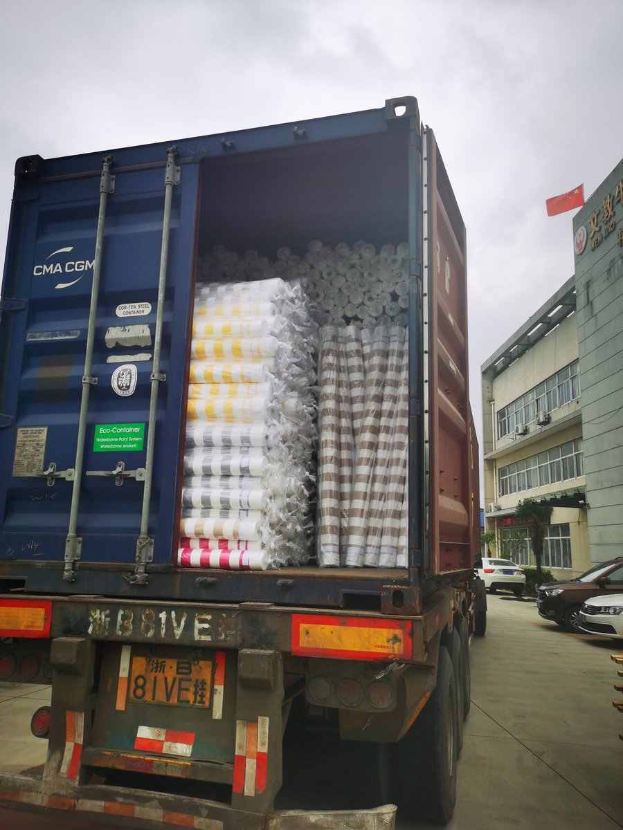 FabricTent's tweet photo. Loading awning fabric container https://t.co/a565fLIObx
