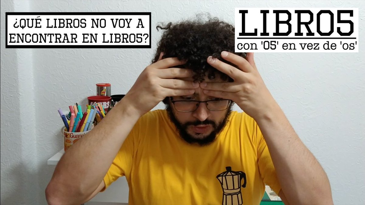 juandepapel's tweet photo. ¡Nuevo video en #LIBR05!
¿Qué libros no voy a encontrar en #LIBR05? + 3 recomendaciones literarias
https://t.co/jWMDu9rnDh
Vean, compartan, comenten, denle like y suscríbanse https://t.co/QBgTowdOs8