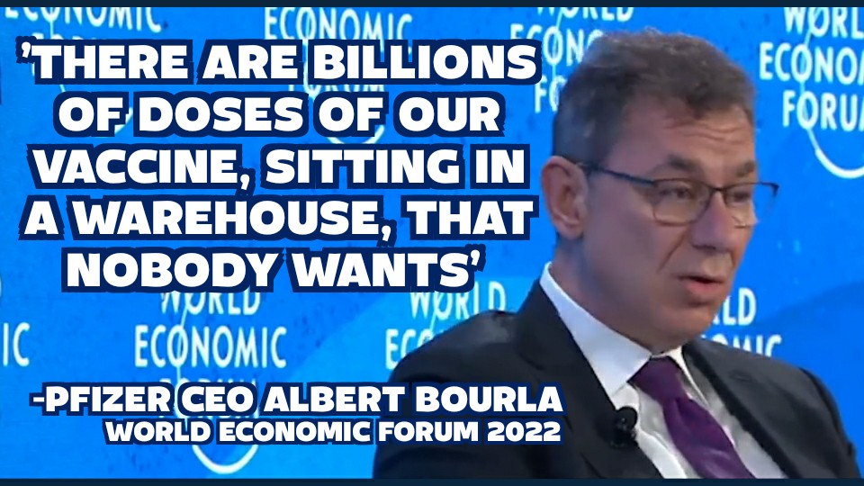 Memecorpsreturn's tweet photo. More truth from the #WorldEconomicForum meeting.
The people have awakened! There is very little demand for #covidvaccination.

https://t.co/NXFhxKk08D https://t.co/gJc75a0IyJ