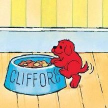 little guy alert! baby clifford. little itty bitty red dog