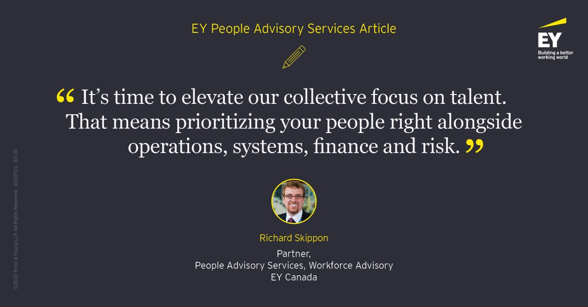EYCanada's tweet photo. The success rate for business transformations significantly improves when organizations change by focusing on people, rather than technology and process alone. Read more from EY’s Richard Skippon in his recent article. https://t.co/odgyzwTvAP
#EYCanada #EYPAS https://t.co/kr9bsl4vCr