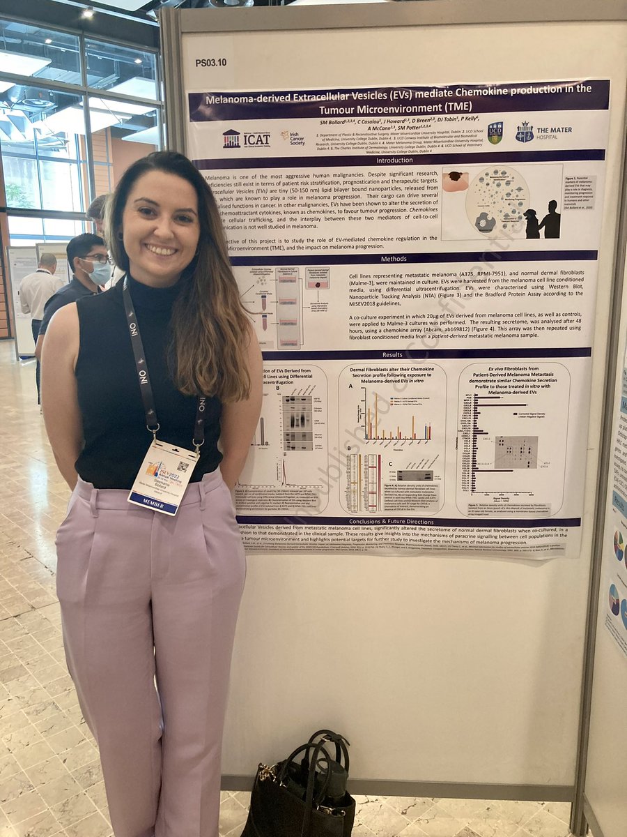 steph_bollard's tweet photo. Really enjoyed representing @UCD_Conway and @Matersurgery and presenting my work as part of the @ICATProgramme at #isev2022 in Lyon. Some great feedback, ideas, and new connections made! https://t.co/W6Uhhj7yPo