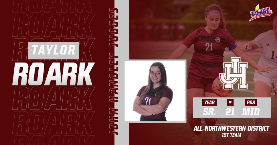 JHHS_GSoccer's tweet photo. Mikayla Balio and Taylor Roark made First Team All-District as midfielders! Congrats Mikayla and Taylor! https://t.co/wojTLaI7vN