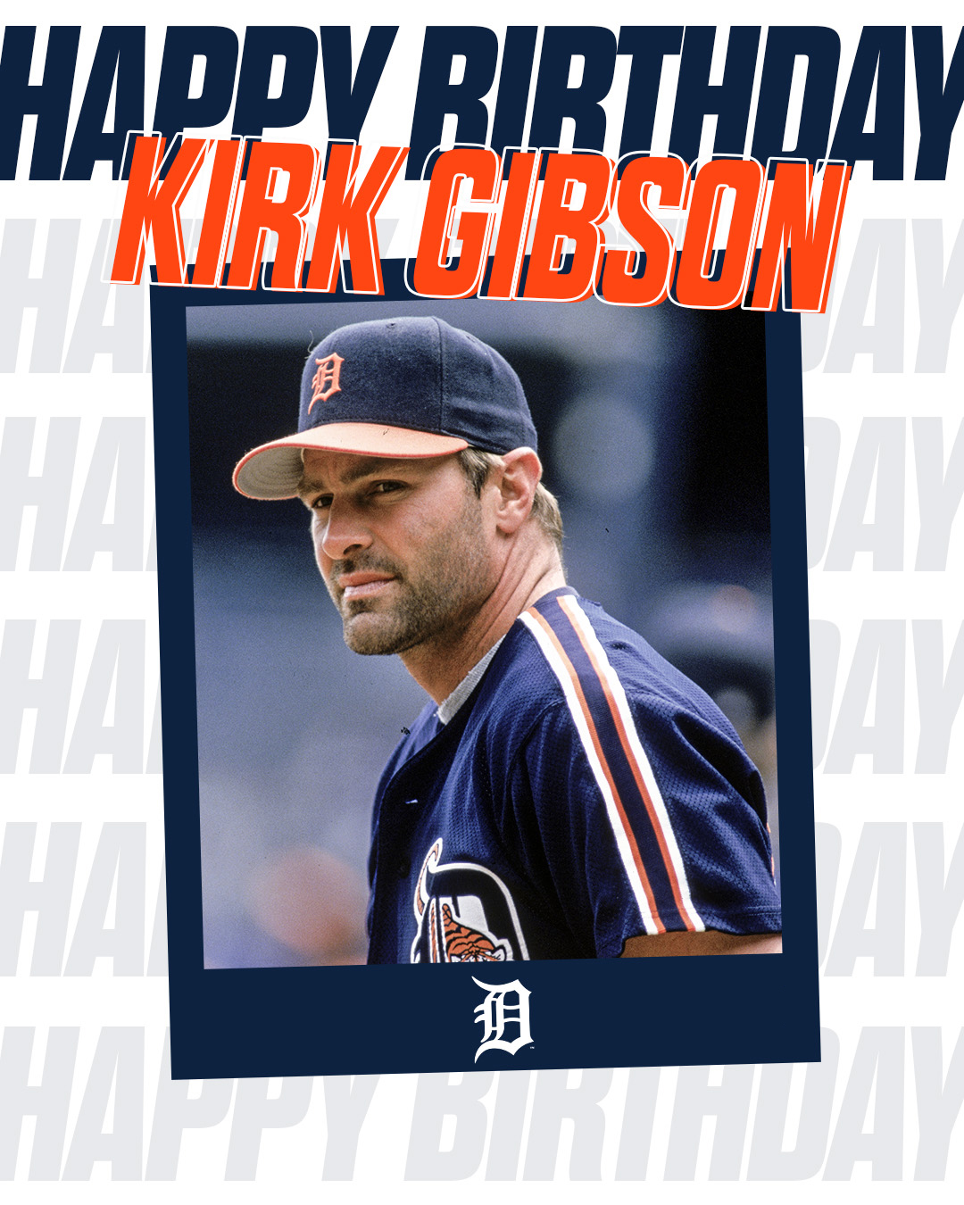 Detroit Tigers on X: Help us wish Kirk Gibson a happy birthday! 🎉   / X