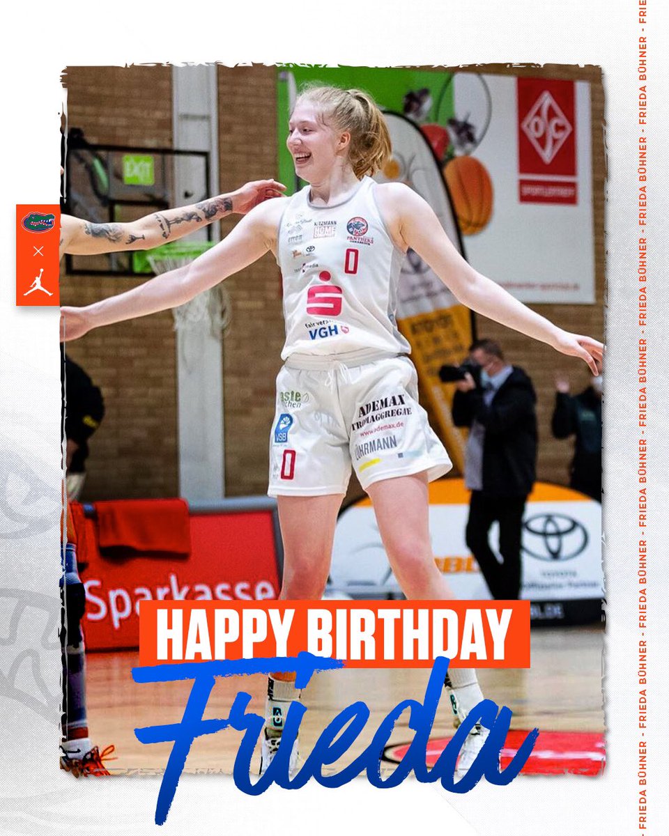 Gator Nation give a birthday shout out to one of our newest #Gators! 

Happy Birthday <a href="/FriedaBuehner/">frieda mizzi bühner</a>!