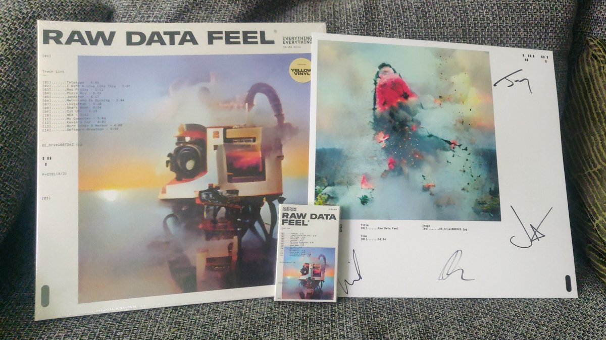 Sven040ehv's tweet image. Needed to wait a little bit longer bc of international shipping, but ready to listen to this banger! @E_E_ #rawdatafeel