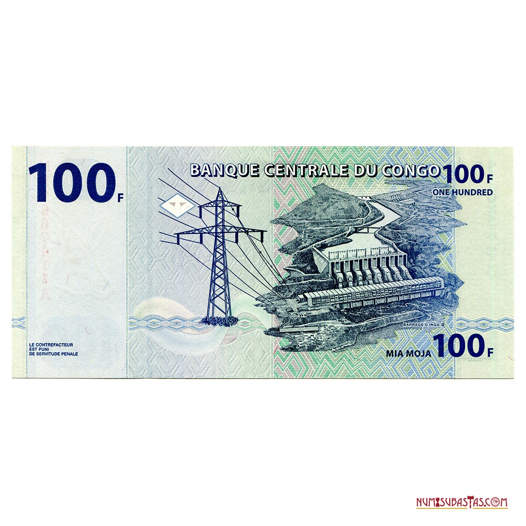 numisubastas's tweet photo. EN SUBASTA:
Billete de 100 francs del Congo año 2007.
Para mayor información consultar el link:
https://t.co/jsxtsEDpe7
#Numisubastas #Notafilia #Billete #PapelMoneda #BankNotes #Note #PaperMoney #PaperMoneyAuction #PaperAuction #RarePaperMoney #RareBankNote #Africa. https://t.co/YV8YxzoHq6