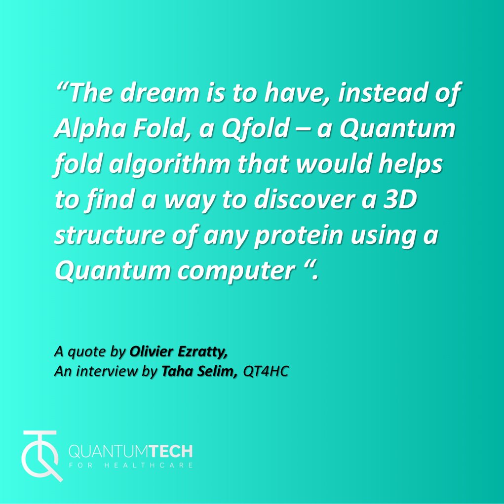 As part of our goal to extract the core values and examples of "why should a medical researcher care about QT?" - We have some short chats with those, whom we believe, could help up simplify the 𝐖𝐇𝐘 question.
#qt4hc #quantumtechforhealthcare

linkedin.com/feed/update/ur…