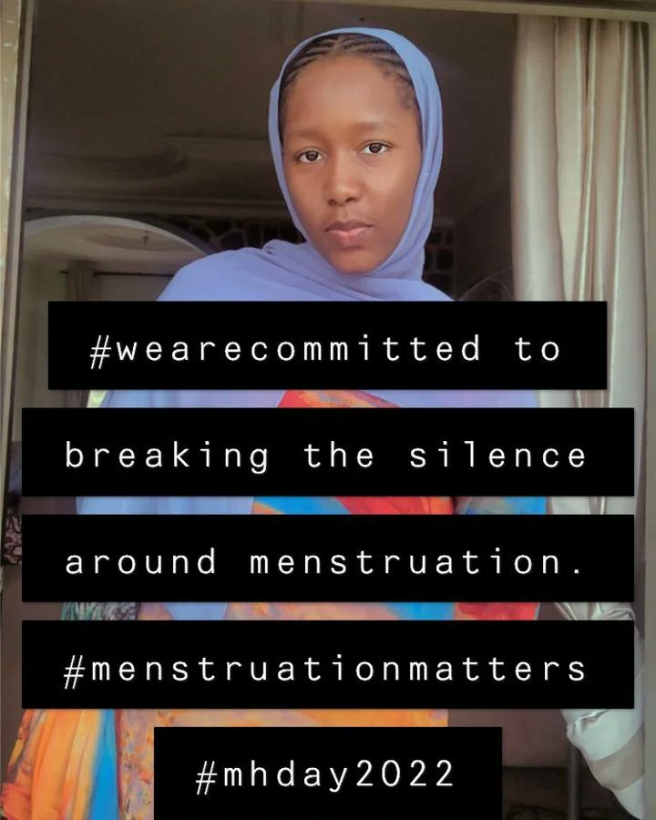 yesf4sd's tweet photo. Super Fateemah!
A student, Humanitarian, Entrepreneur and advocate.
On this day of Menstrual Health and Hygiene celebration, #TeemahIsCommitted to breaking the silence around Menstruation by engaging girls, women, men & boys in conversations around Menstruation...
#FreeToBleed https://t.co/esTxOhV0W5