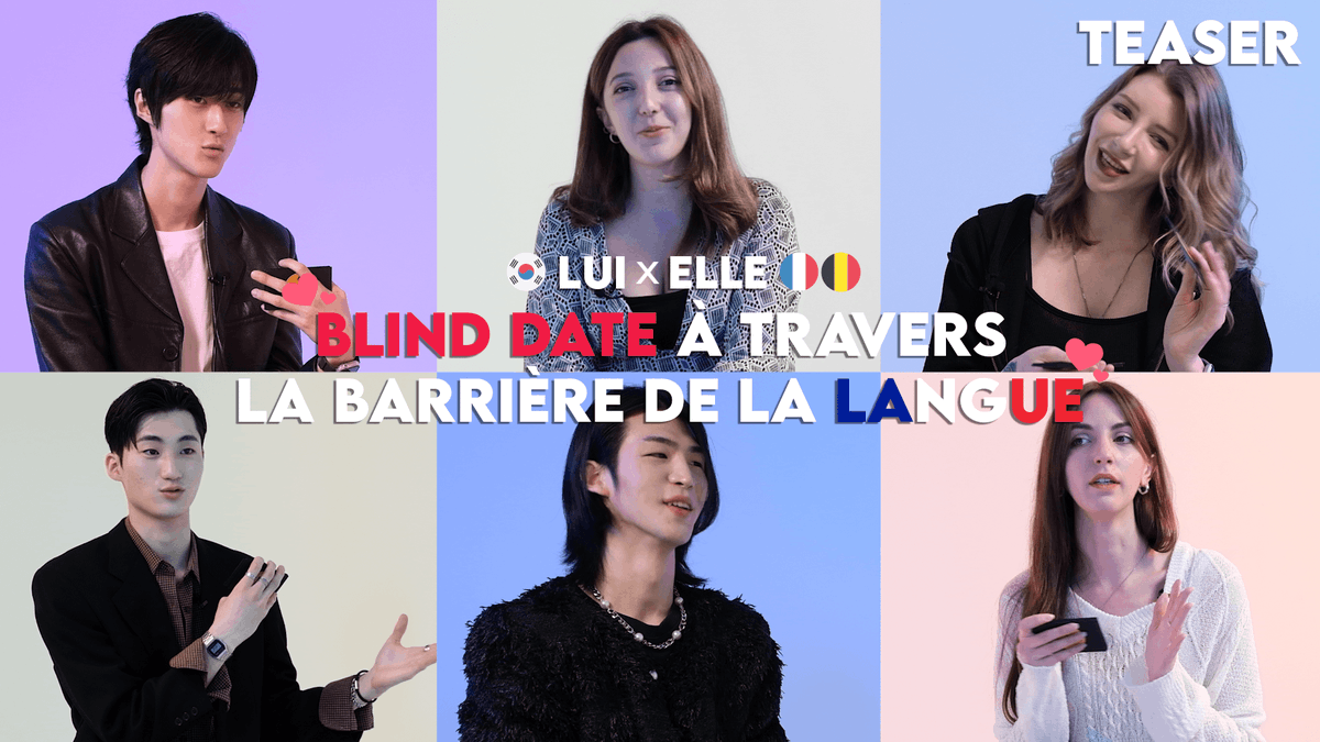 StudioKimPop's tweet photo. (TEASER) Blind date à la coréenne 🧑🏻🥂👩🏼

Arriveront-ils à surmonter les différences culturelles et commencer à développer des sentiments l'un pour l'autre ? 💌

À découvrir prochainement🍿🥰

https://t.co/Ifl0yA7hNE

#koreandrama #koreanmovie #kpop #micslate #kpoptwt https://t.co/Btx8w7sGtl
