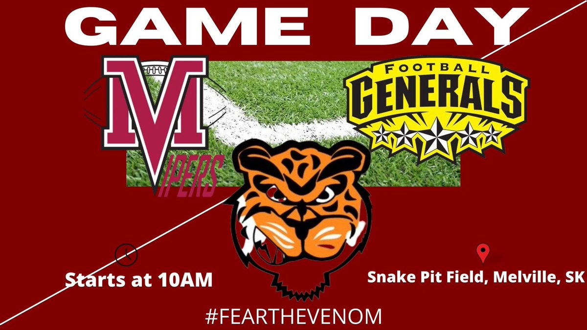 Melville Minor Football (@melvillevipers) on Twitter photo GAME DAY:
U11/U13 Vipers are excited to host <a href="/SkGenerals/">GeneralsFootballSK</a> and the Swan Valley Tigers for a Jamboree in Melville.
Come out and watch some great Spring football, with games starting at 10AM at the Snake Pit
#ViperFootball GAME DAY:
U11/U13 Vipers are excited to host <a href="/SkGenerals/">GeneralsFootballSK</a> and the Swan Valley Tigers for a Jamboree in Melville.
Come out and watch some great Spring football, with games starting at 10AM at the Snake Pit
#ViperFootball