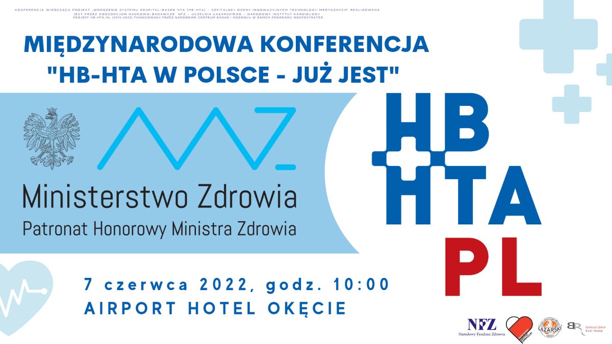 Jesteśmy niezwykle zaszczyceni, że <a href="/MZ_GOV_PL/">Ministerstwo Zdrowia</a>  w osobie pana Ministra <a href="/a_niedzielski/">Adaś N.</a>  , objęło Międzynarodową Konferencję "HB-HTA W POLSCE - JUŻ JEST!" Patronatem Honorowym.