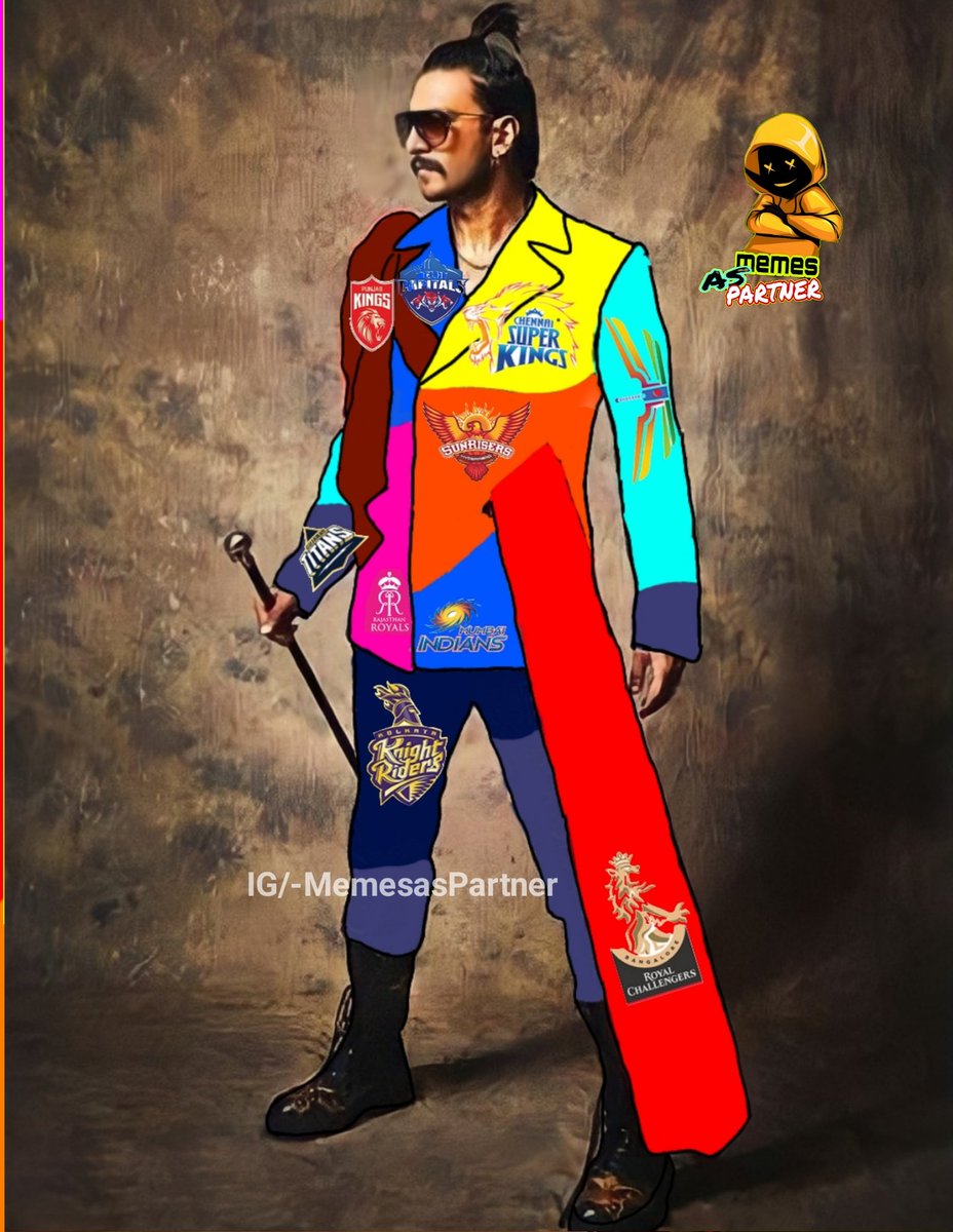 MemesasPartner's tweet photo. @RanveerOfficial   dress code for closing ceremony of  #IPL  
Wanting for 29th https://t.co/NDiUjnvRQ6