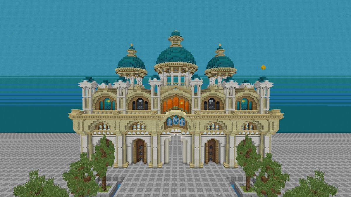 Here's a part of a spawn i made with <a href="/Soul_Master011/">Soul_Master</a> for <a href="/PaladiumPVP/">Paladium</a> 

#minecraft建築コミュ  #Minecraft