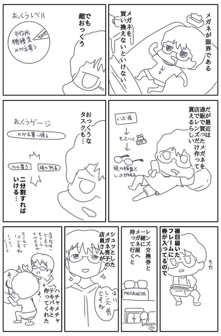 メガネ買った 