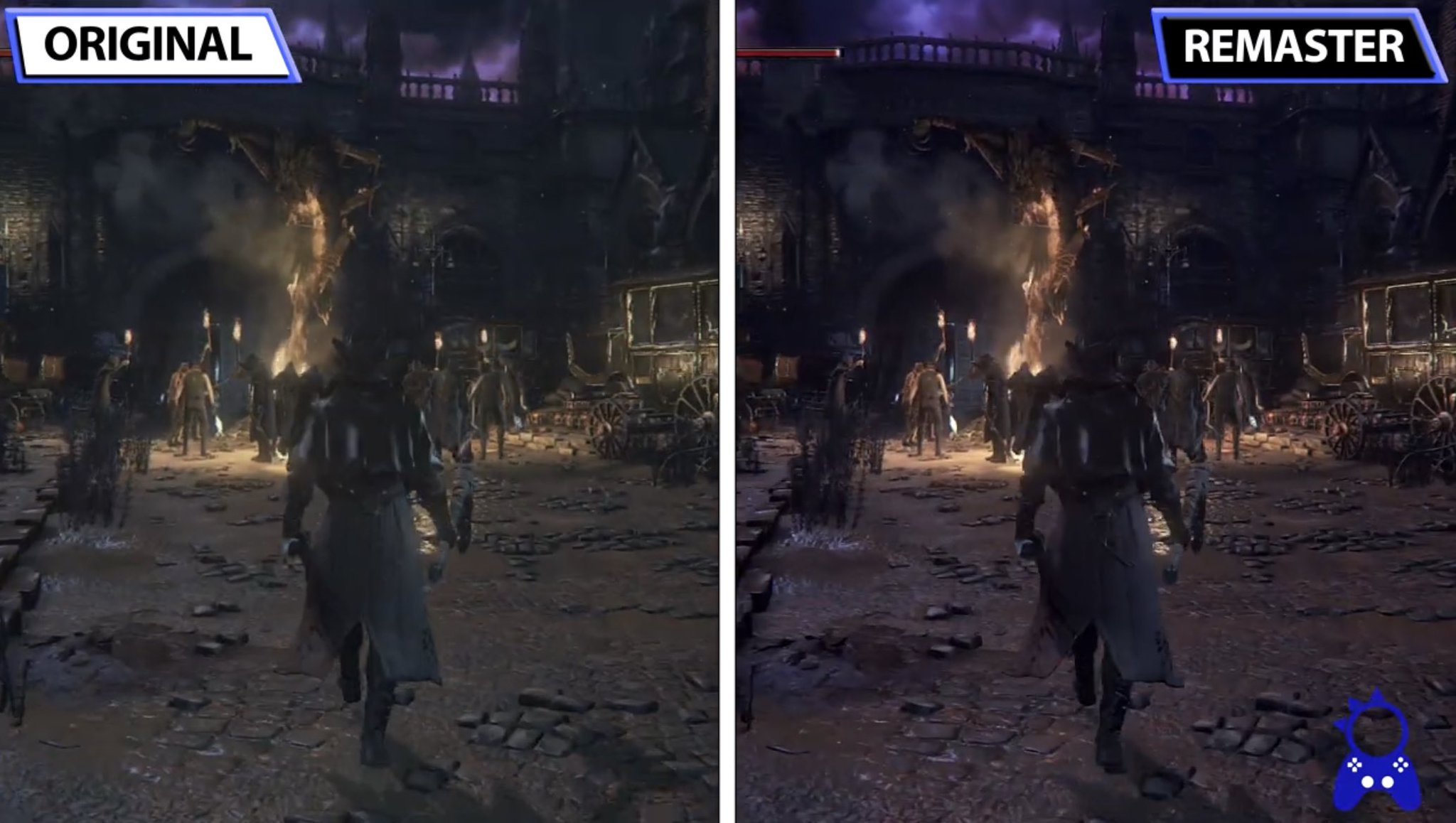 Behold! Bloodborne running at 1080p 60fps on a PS5